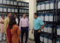 बलौदाबाजार-भाटापारा:- ई.व्ही.एम.वेयर हाऊस पहुँचे कलेक्टर,मतगणना स्थल का भी किया अवलोकन