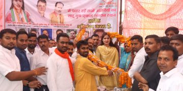 कर्मा जयंती व साहू समाज सामुदायिक भवन लोकार्पण कार्यक्रम में शामिल हुई संसदीय सचिव शकुन्तला साहू