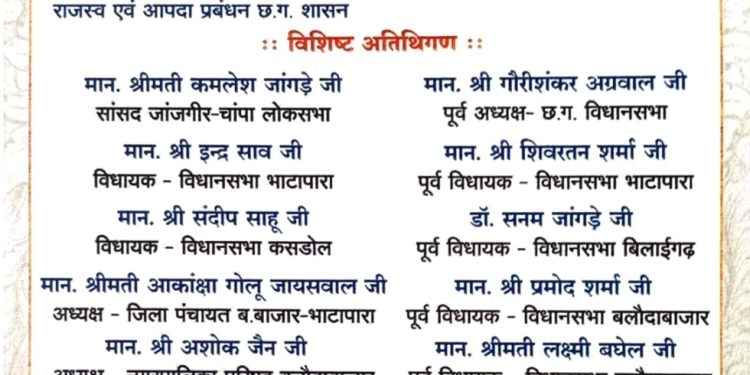 जिला स्तरीय शाला प्रवेशोत्सव का भव्य आयोजन,,राजनीतिक और प्रशासनिक क्षेत्र के अनेक गणमान्य नागरिक होंगे शामिल