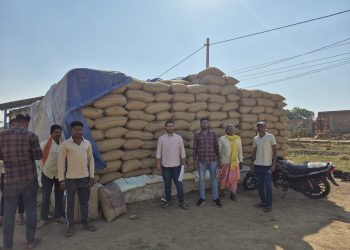 बलौदाबाजार: संयुक्त टीम ने किया 374 बोरी अवैध धान जब्त